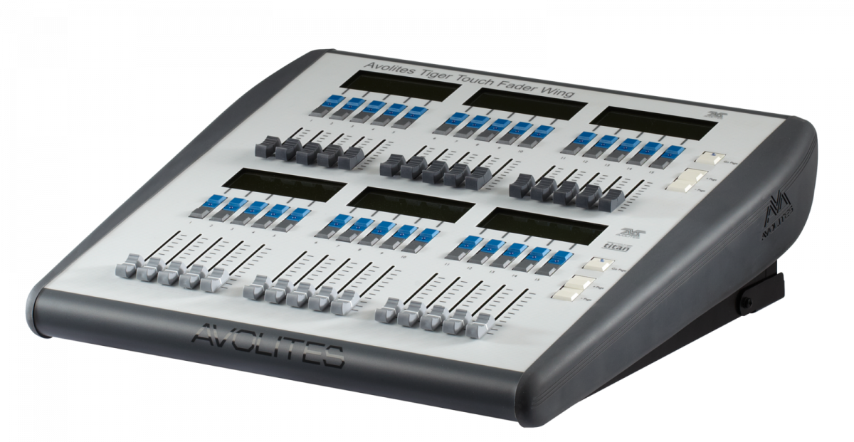 Tiger Touch Fader Wing Avolites